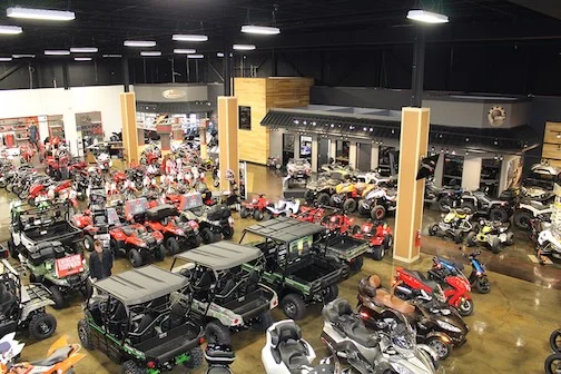 Mosites Motorsports moves to a new building; showroom with all of the motorsports vehicles