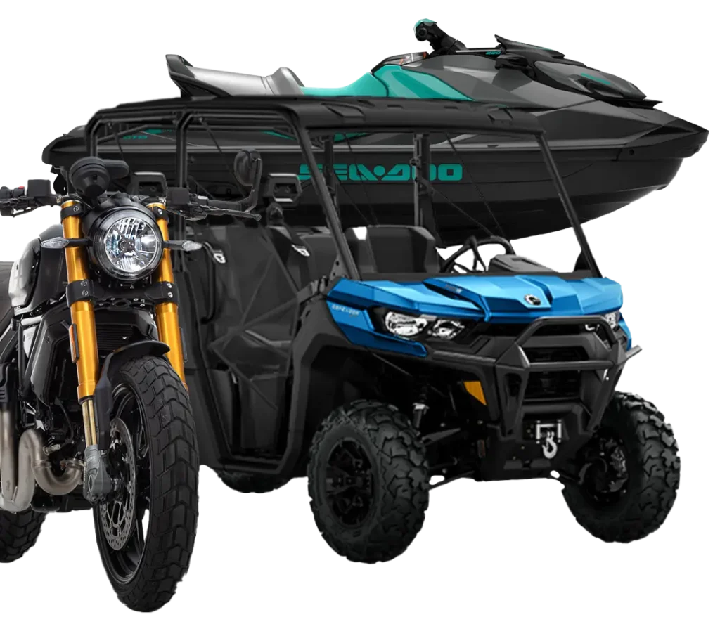 Sea Doo, Can Am and Ducati vehicles